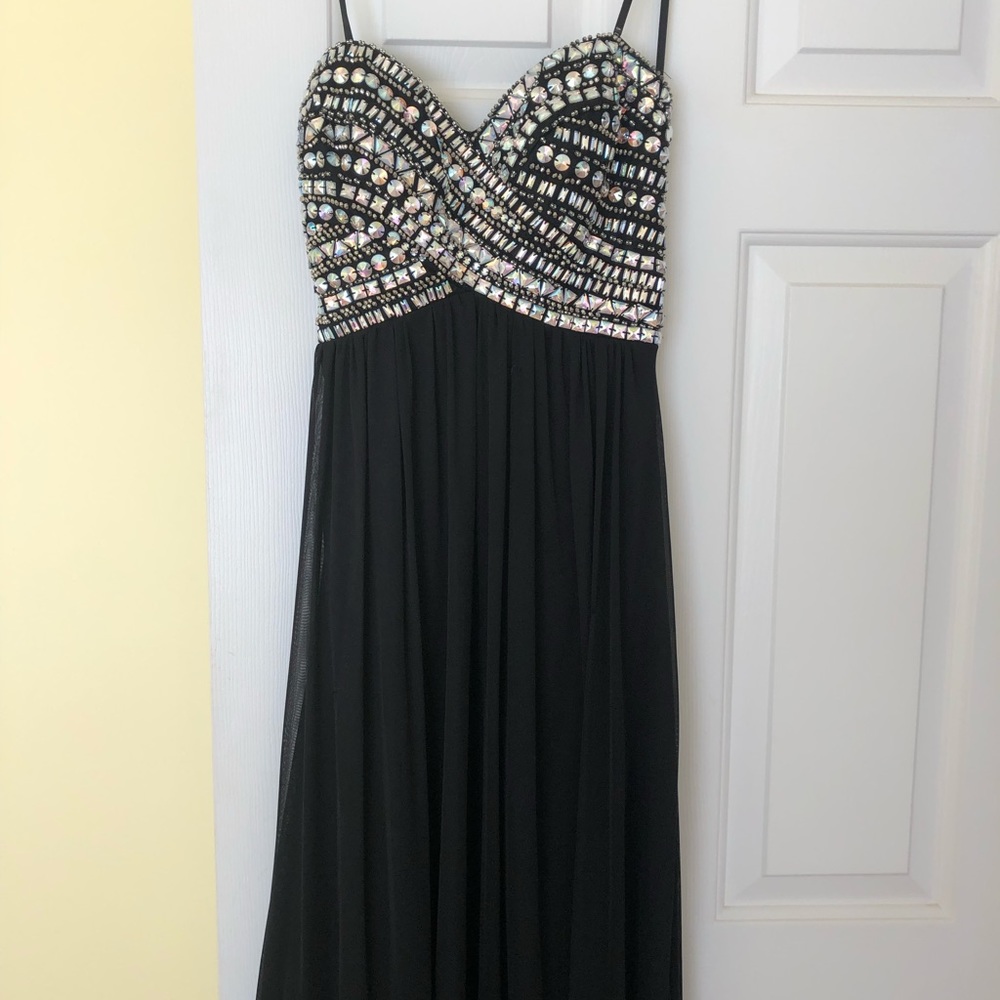 Black formal dress